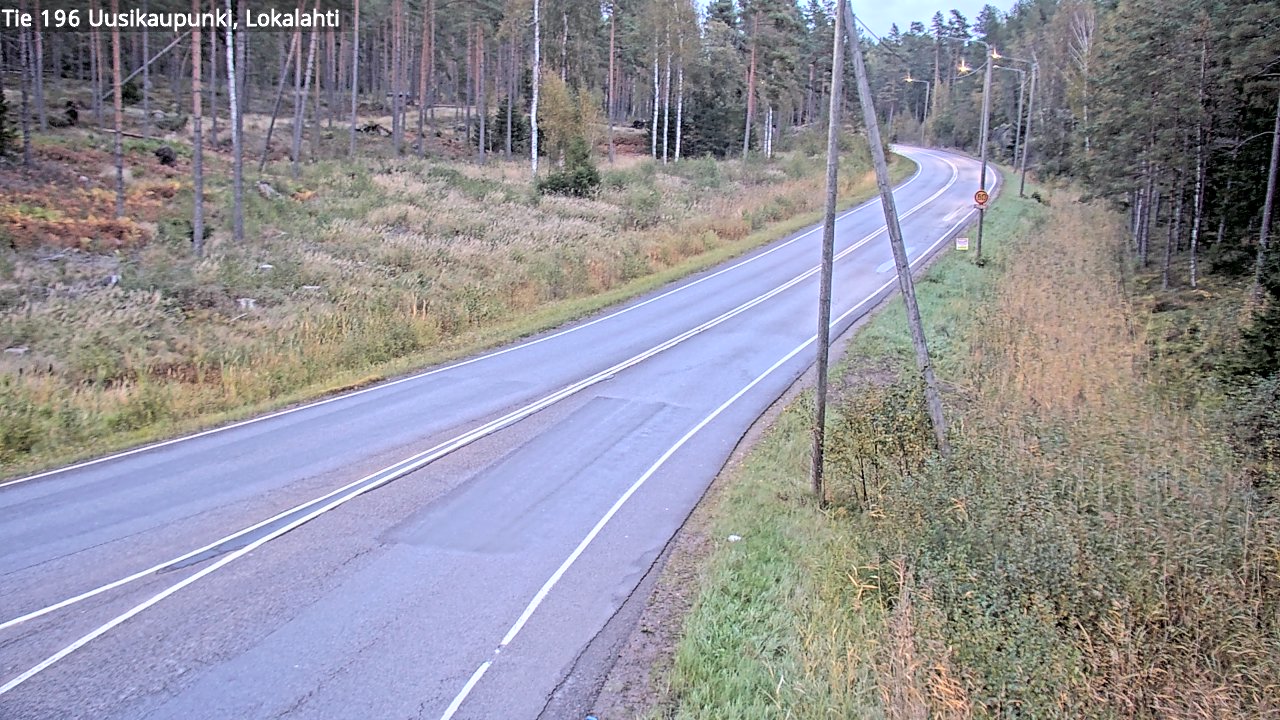 Kelikamerat Kuva Tie 196 Uusikaupunki, Lokalahti, Uusikaupunki, Varsinais-Suomi