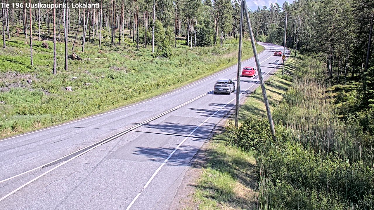 Kelikamerat Kuva Tie 196 Uusikaupunki, Lokalahti, Uusikaupunki, Varsinais-Suomi