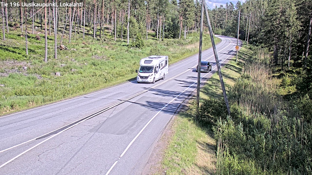 Kelikamerat Kuva Tie 196 Uusikaupunki, Lokalahti, Uusikaupunki, Varsinais-Suomi