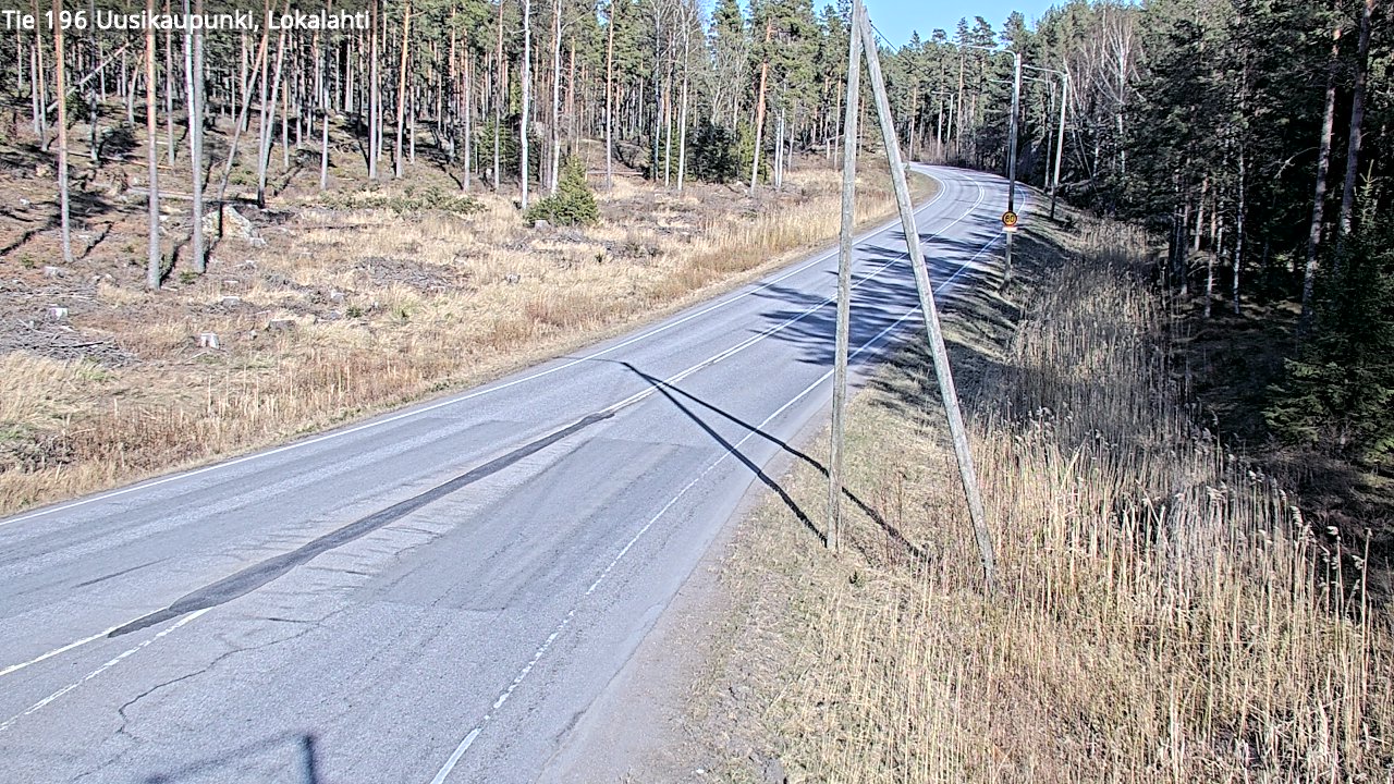Kelikamerat Kuva Tie 196 Uusikaupunki, Lokalahti, Uusikaupunki, Varsinais-Suomi