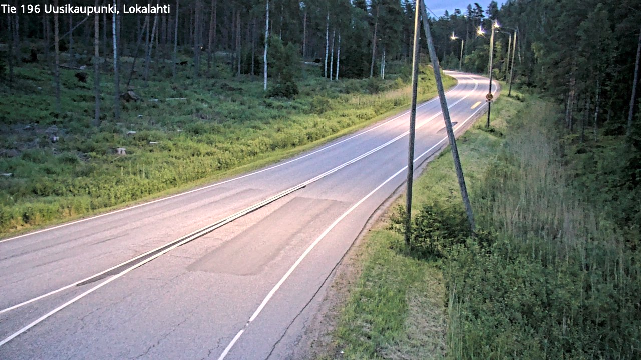 Kelikamerat Kuva Tie 196 Uusikaupunki, Lokalahti, Uusikaupunki, Varsinais-Suomi