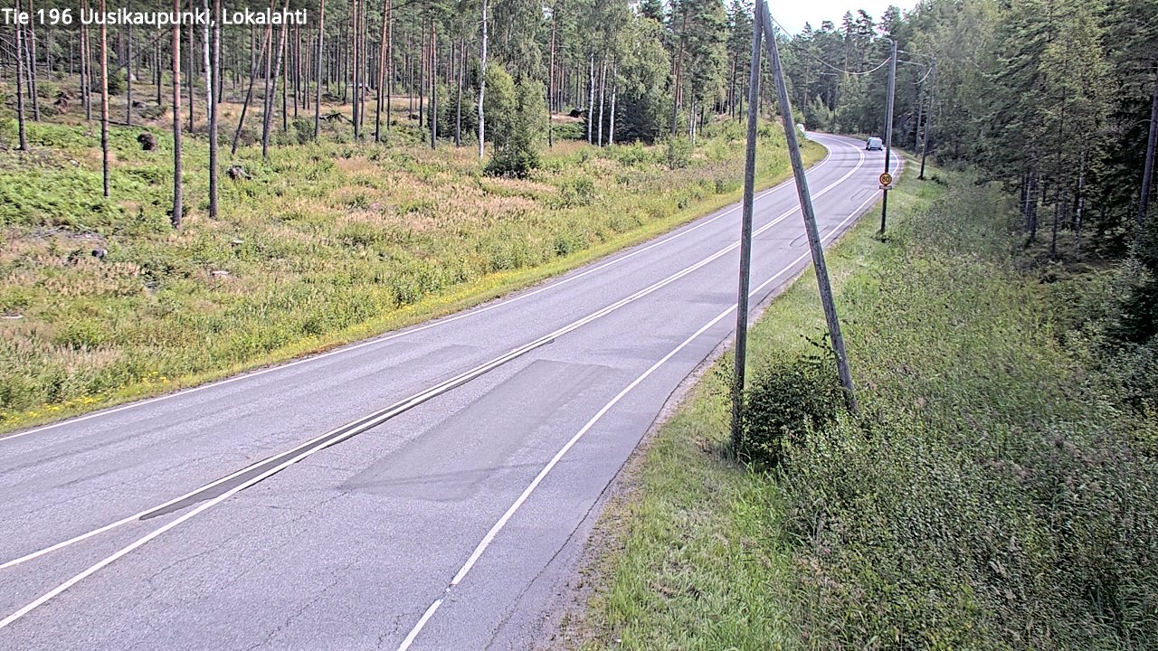 Kelikamerat Kuva Tie 196 Uusikaupunki, Lokalahti, Uusikaupunki, Varsinais-Suomi