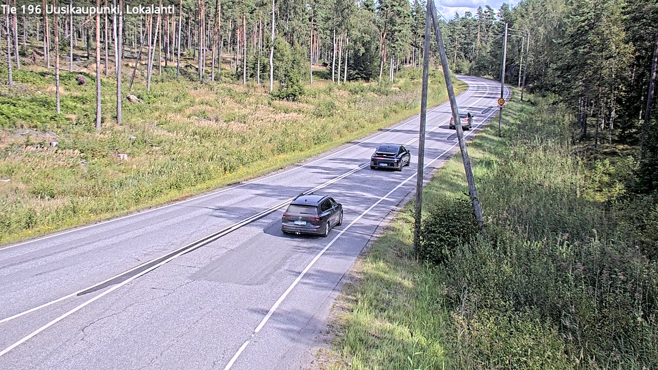 Kelikamerat Kuva Tie 196 Uusikaupunki, Lokalahti, Uusikaupunki, Varsinais-Suomi
