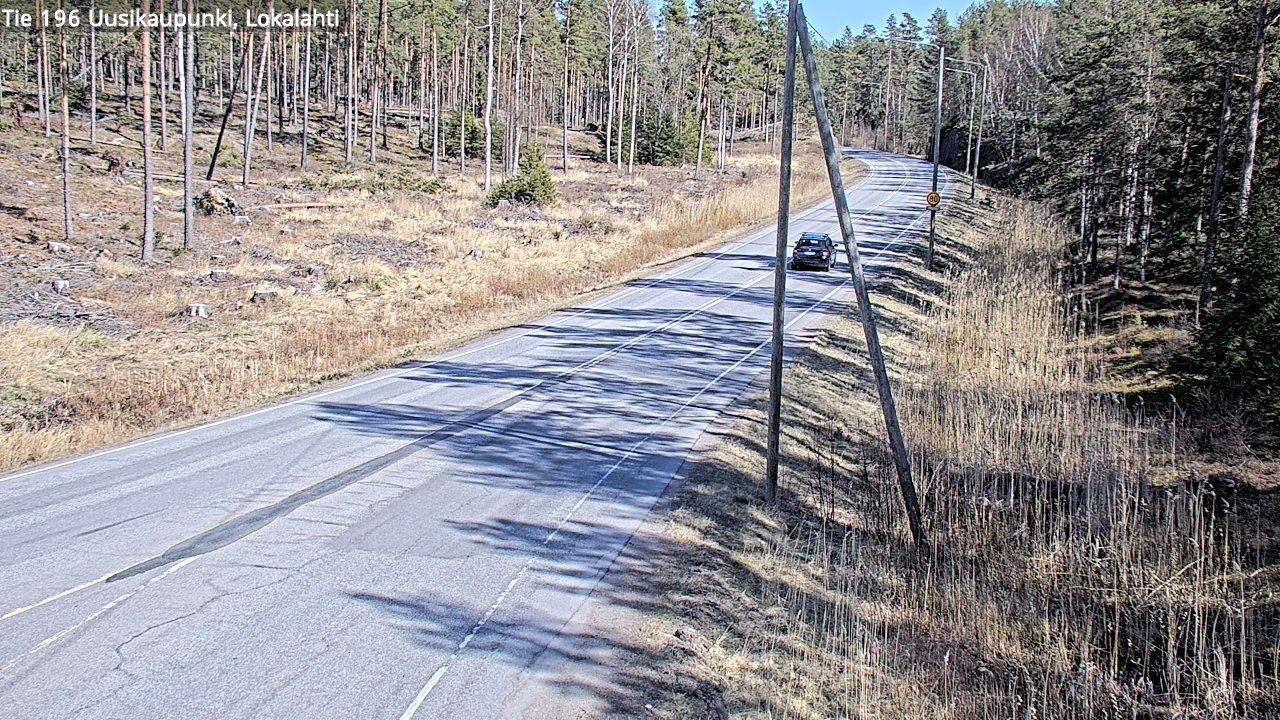 Kelikamerat Kuva Tie 196 Uusikaupunki, Lokalahti, Uusikaupunki, Varsinais-Suomi