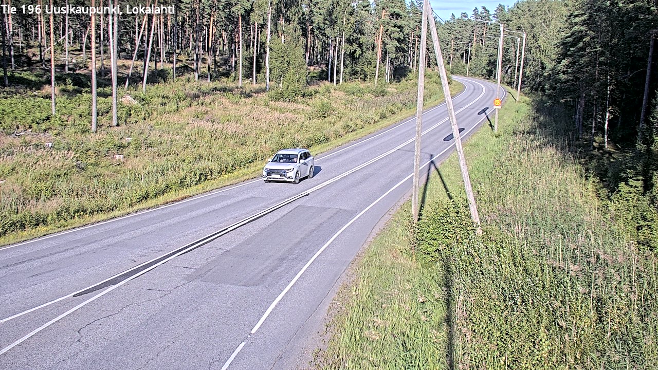 Kelikamerat Kuva Tie 196 Uusikaupunki, Lokalahti, Uusikaupunki, Varsinais-Suomi