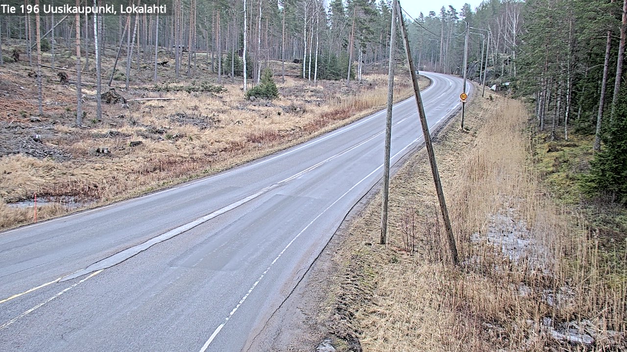 Kelikamerat Kuva Tie 196 Uusikaupunki, Lokalahti, Uusikaupunki, Varsinais-Suomi