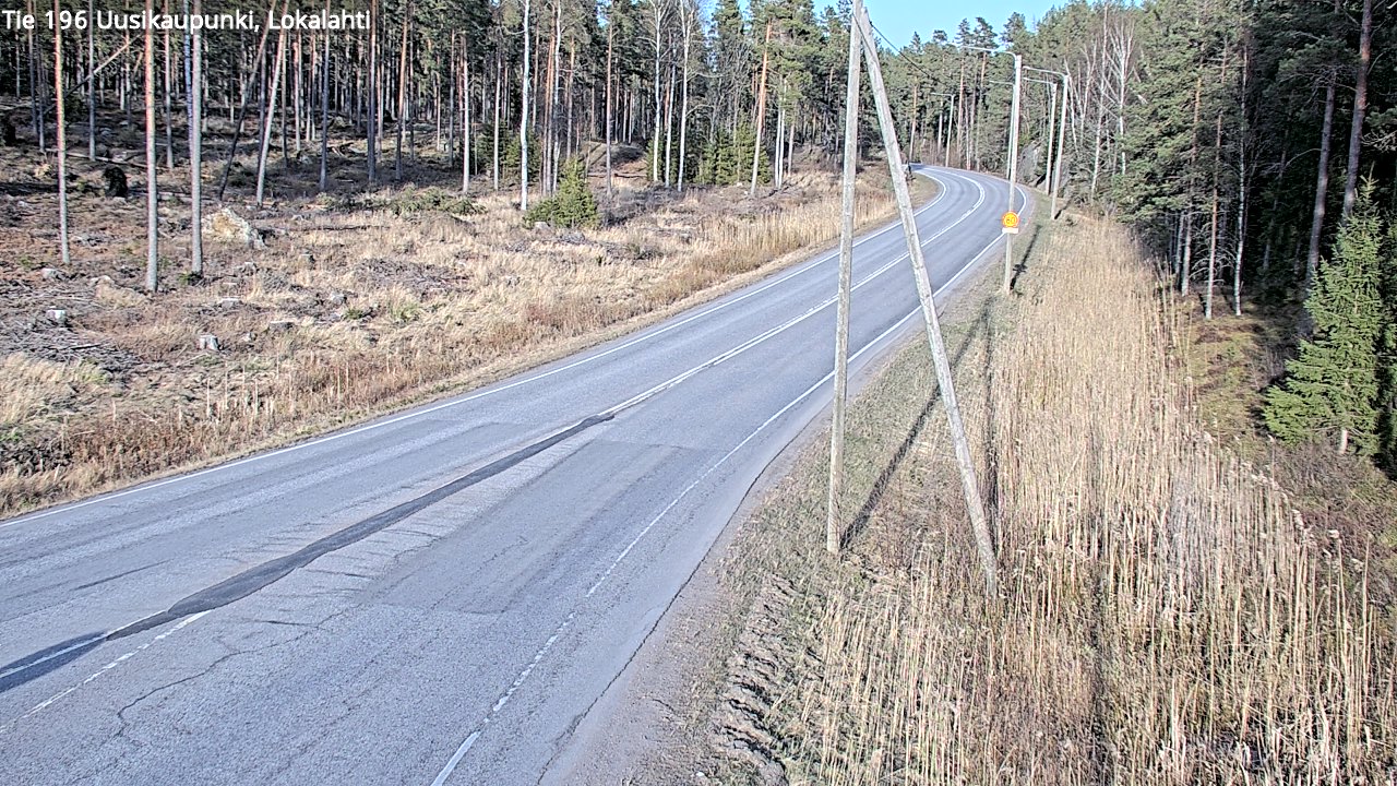Kelikamerat Kuva Tie 196 Uusikaupunki, Lokalahti, Uusikaupunki, Varsinais-Suomi