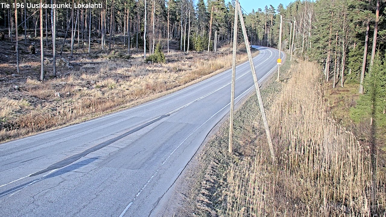 Kelikamerat Kuva Tie 196 Uusikaupunki, Lokalahti, Uusikaupunki, Varsinais-Suomi