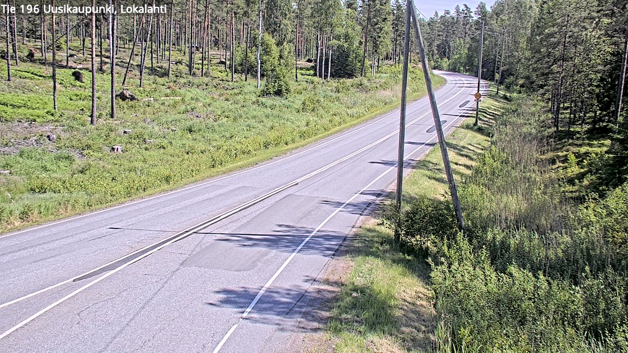 Kelikamerat Kuva Tie 196 Uusikaupunki, Lokalahti, Uusikaupunki, Varsinais-Suomi