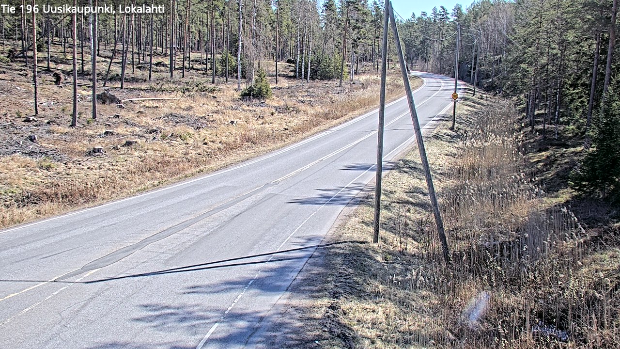 Kelikamerat Kuva Tie 196 Uusikaupunki, Lokalahti, Uusikaupunki, Varsinais-Suomi
