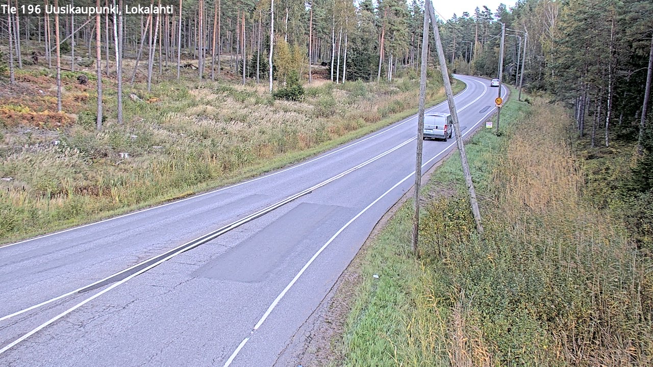 Kelikamerat Kuva Tie 196 Uusikaupunki, Lokalahti, Uusikaupunki, Varsinais-Suomi