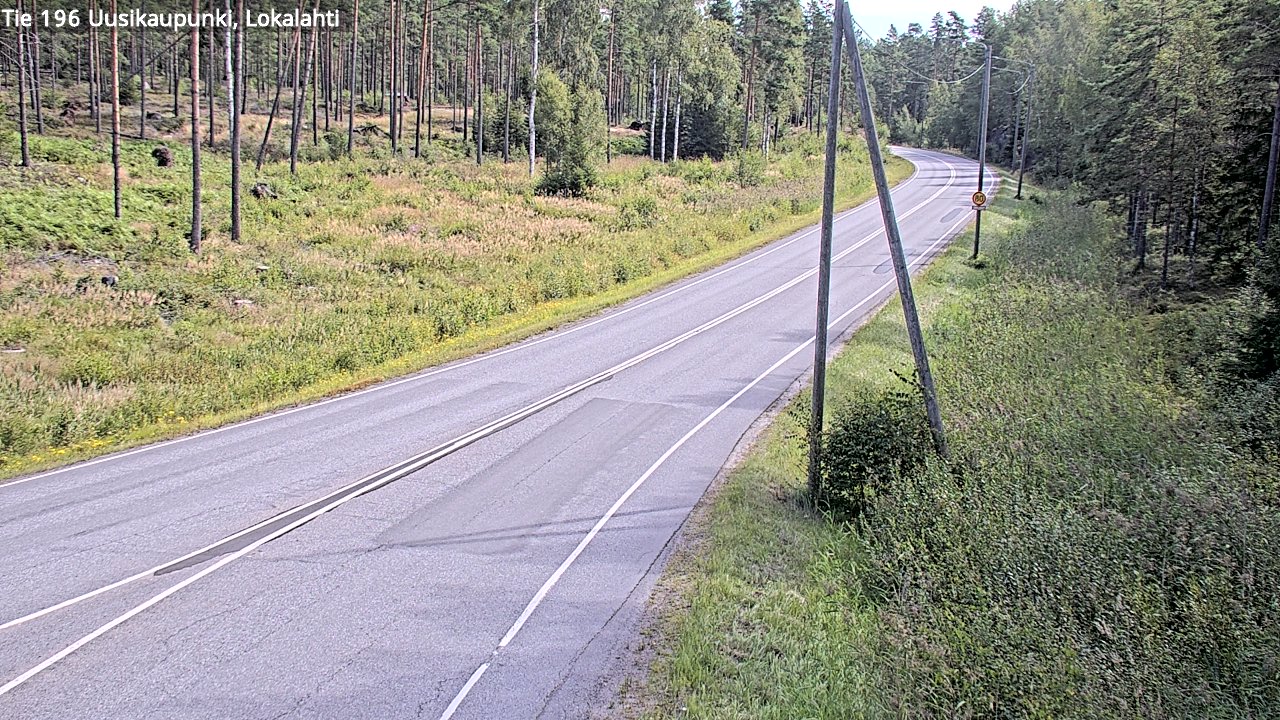 Kelikamerat Kuva Tie 196 Uusikaupunki, Lokalahti, Uusikaupunki, Varsinais-Suomi
