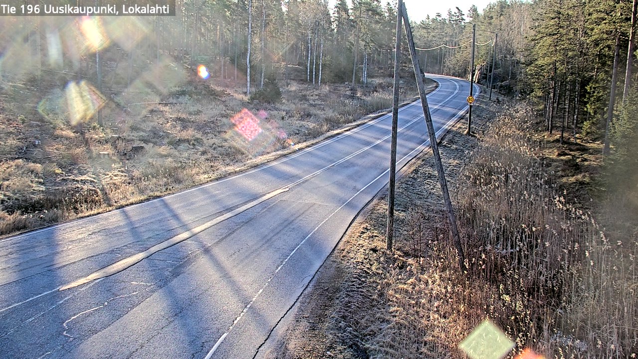 Kelikamerat Kuva Tie 196 Uusikaupunki, Lokalahti, Uusikaupunki, Varsinais-Suomi