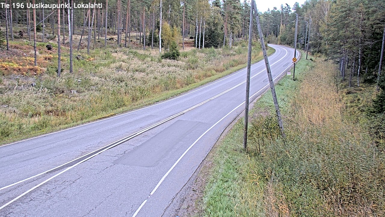 Kelikamerat Kuva Tie 196 Uusikaupunki, Lokalahti, Uusikaupunki, Varsinais-Suomi
