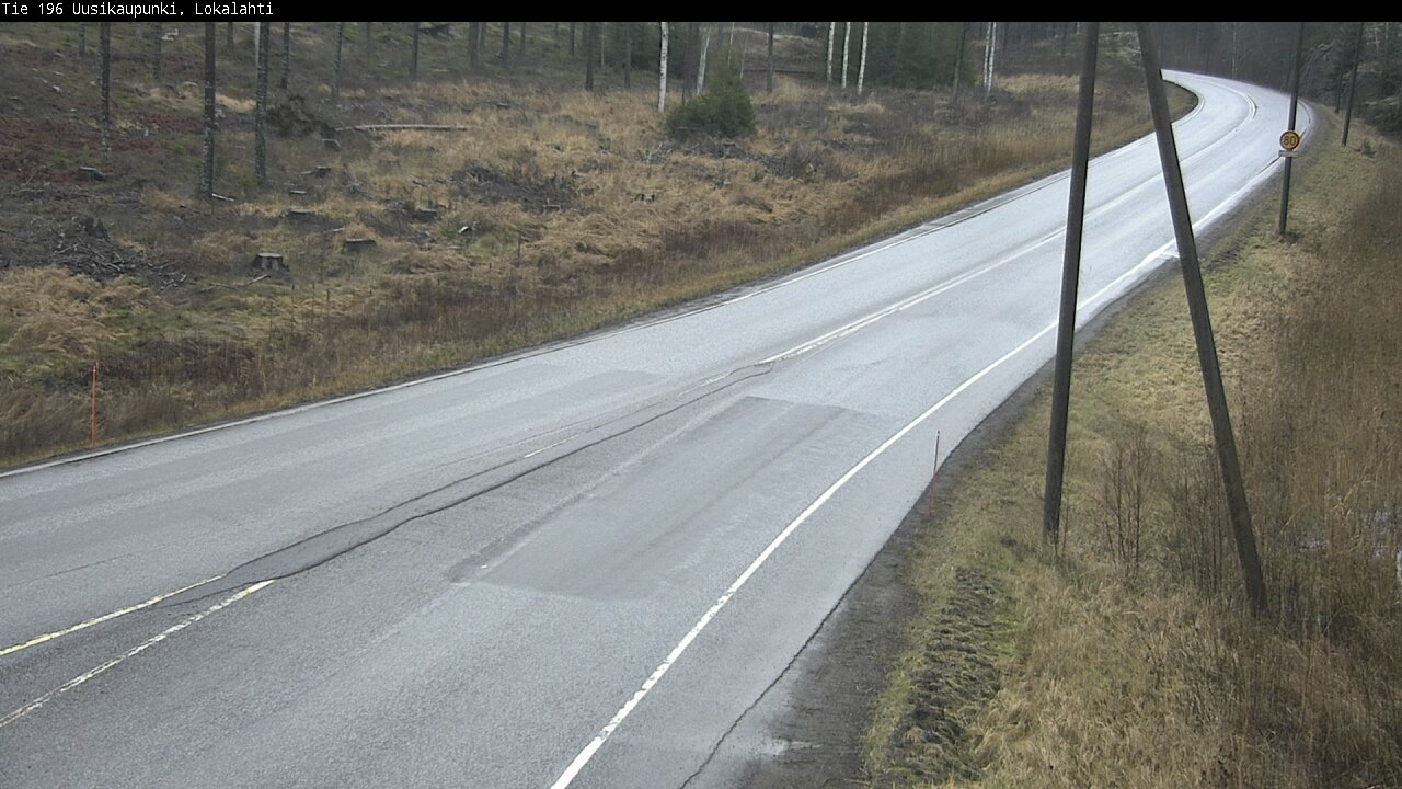 Weather Camera Image Road 196 Uusikaupunki, Lokalahti, Uusikaupunki, Varsinais-Suomi