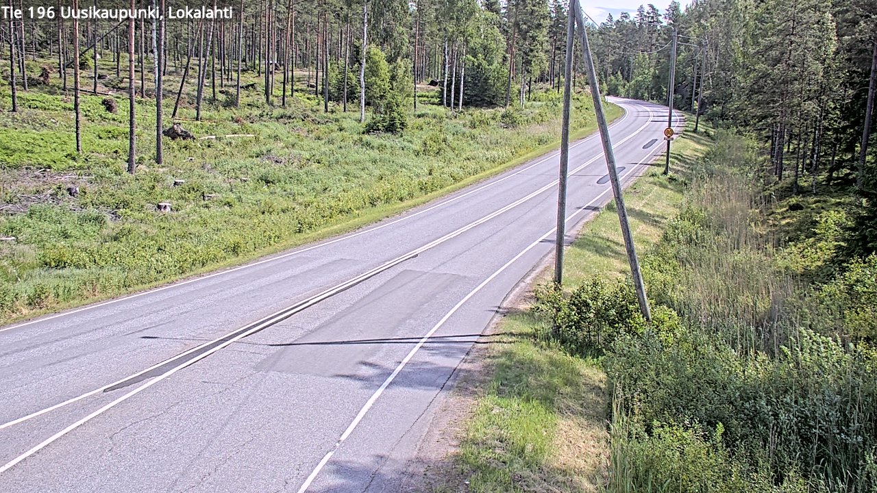 Kelikamerat Kuva Tie 196 Uusikaupunki, Lokalahti, Uusikaupunki, Varsinais-Suomi