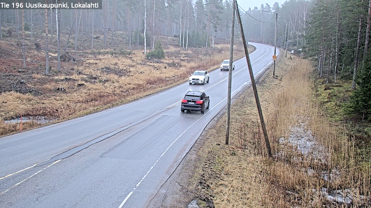 Kelikamerat Kuva Tie 196 Uusikaupunki, Lokalahti, Uusikaupunki, Varsinais-Suomi