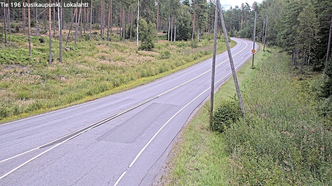 Kelikamerat Kuva Tie 196 Uusikaupunki, Lokalahti, Uusikaupunki, Varsinais-Suomi