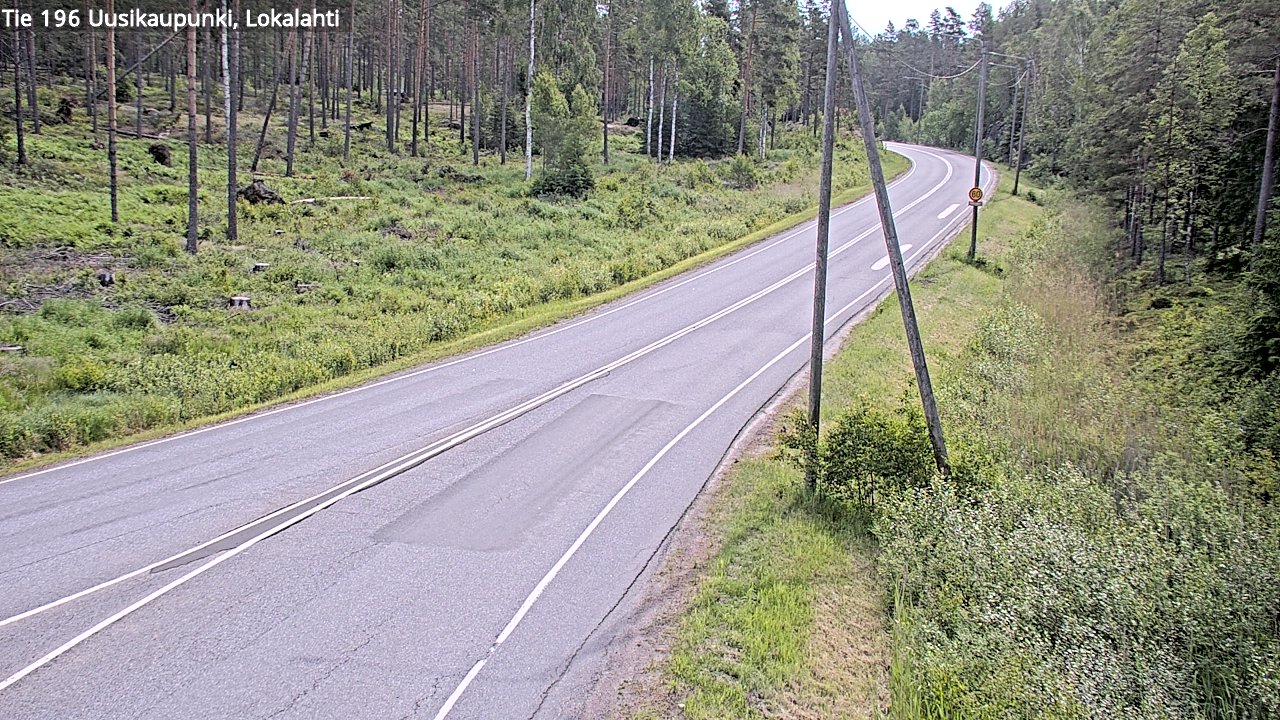 Kelikamerat Kuva Tie 196 Uusikaupunki, Lokalahti, Uusikaupunki, Varsinais-Suomi