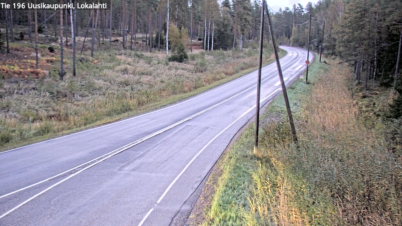 Kelikamerat Kuva Tie 196 Uusikaupunki, Lokalahti, Uusikaupunki, Varsinais-Suomi