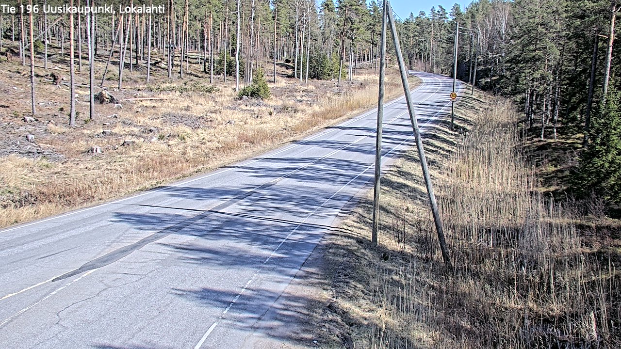 Kelikamerat Kuva Tie 196 Uusikaupunki, Lokalahti, Uusikaupunki, Varsinais-Suomi
