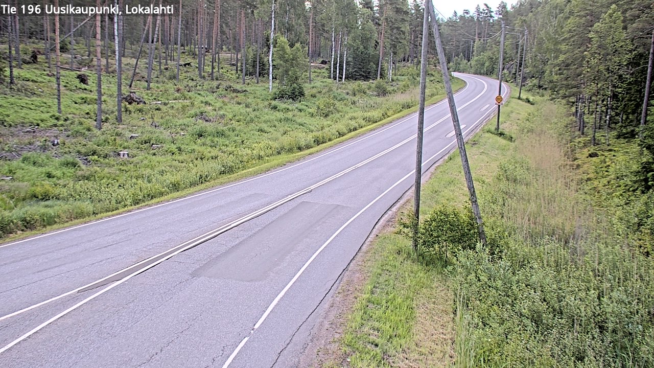 Kelikamerat Kuva Tie 196 Uusikaupunki, Lokalahti, Uusikaupunki, Varsinais-Suomi