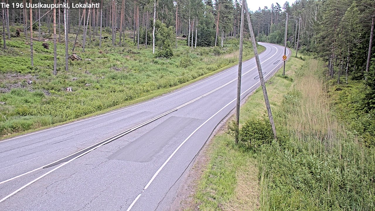 Kelikamerat Kuva Tie 196 Uusikaupunki, Lokalahti, Uusikaupunki, Varsinais-Suomi