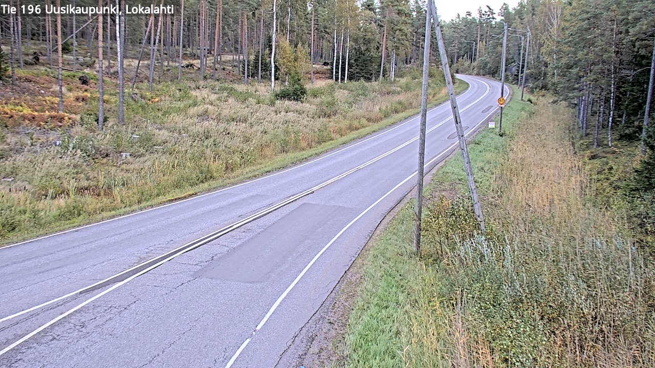 Kelikamerat Kuva Tie 196 Uusikaupunki, Lokalahti, Uusikaupunki, Varsinais-Suomi