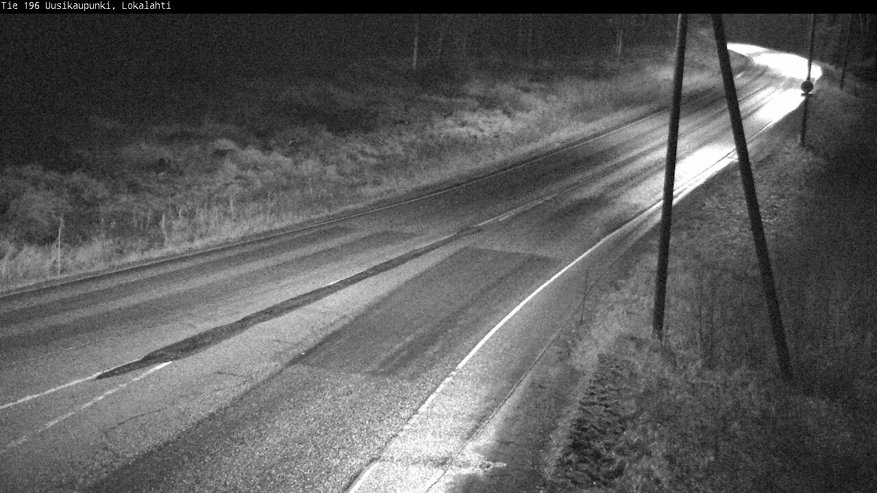 Weather Camera Image Road 196 Uusikaupunki, Lokalahti, Uusikaupunki, Varsinais-Suomi
