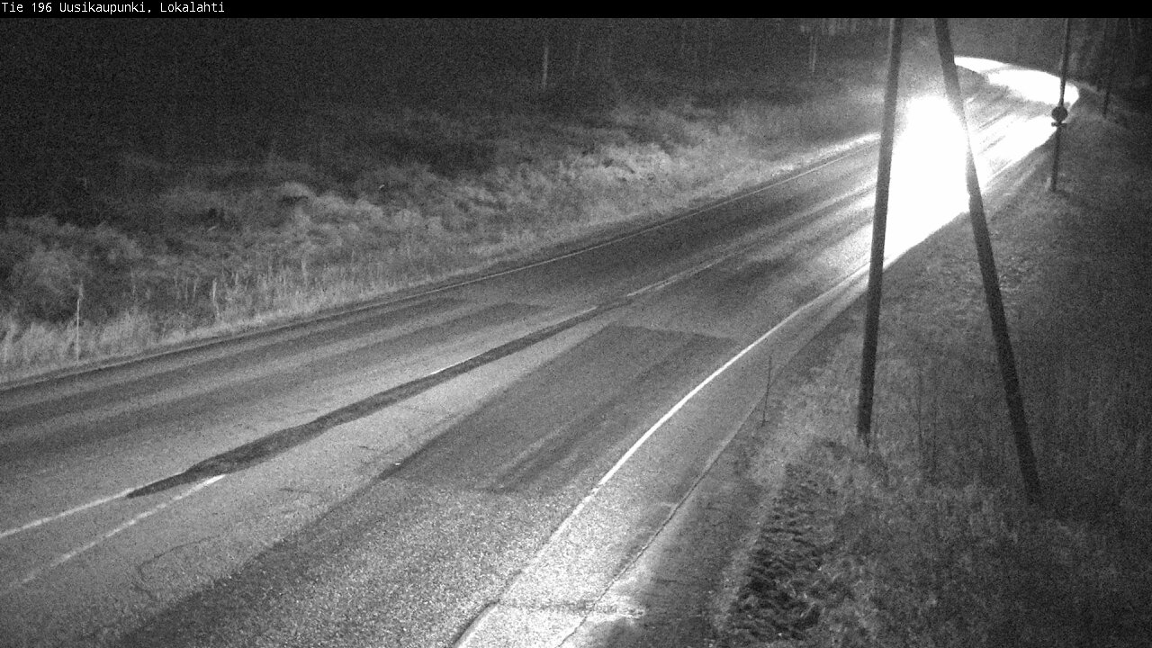 Weather Camera Image Road 196 Uusikaupunki, Lokalahti, Uusikaupunki, Varsinais-Suomi