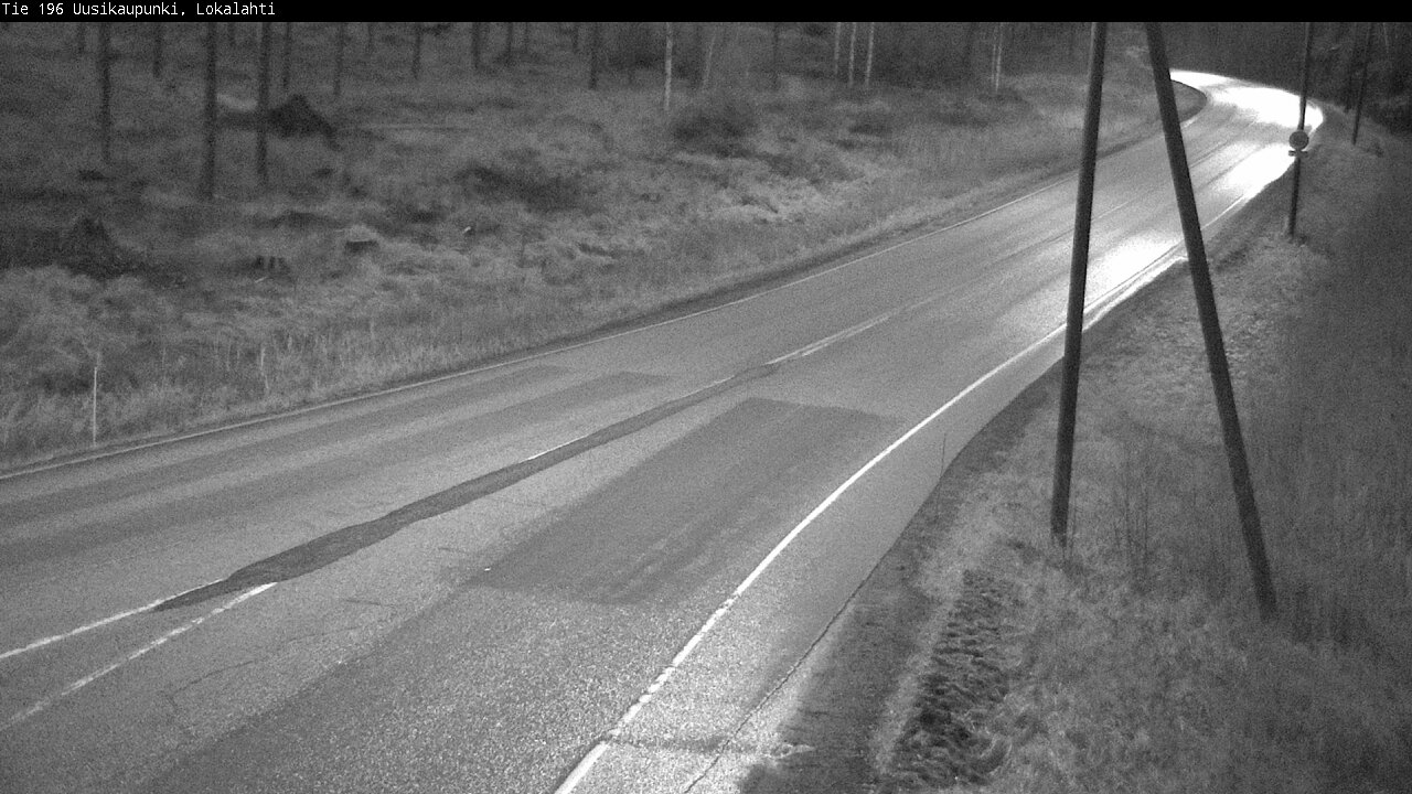 Weather Camera Image Road 196 Uusikaupunki, Lokalahti, Uusikaupunki, Varsinais-Suomi
