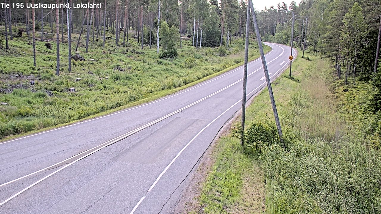 Kelikamerat Kuva Tie 196 Uusikaupunki, Lokalahti, Uusikaupunki, Varsinais-Suomi