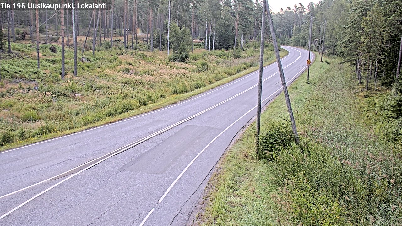 Kelikamerat Kuva Tie 196 Uusikaupunki, Lokalahti, Uusikaupunki, Varsinais-Suomi