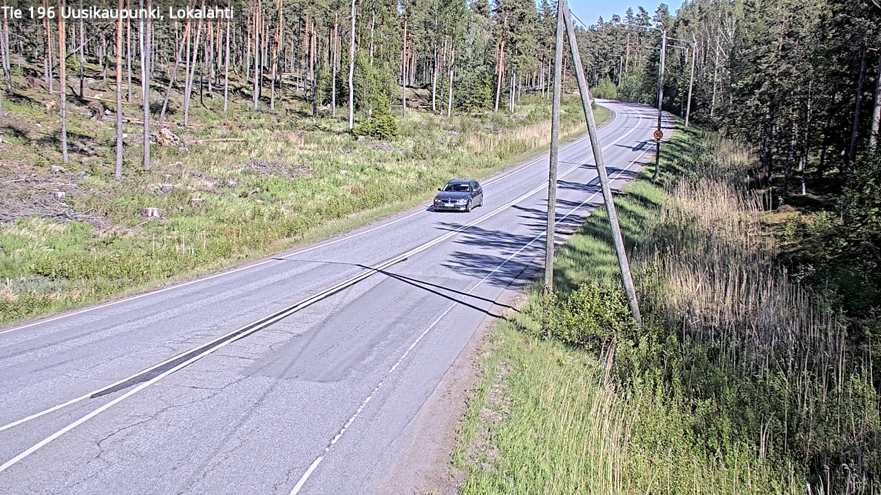 Weather Camera Image Road 196 Uusikaupunki, Lokalahti, Uusikaupunki, Varsinais-Suomi