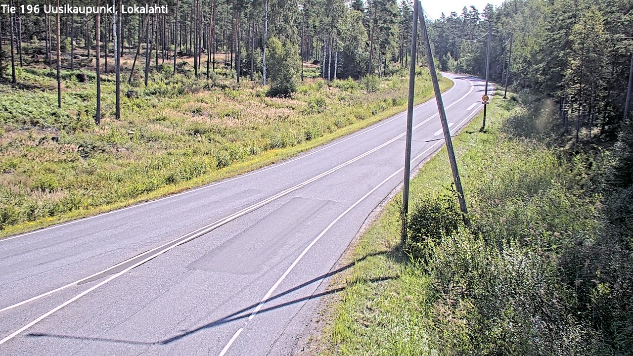 Kelikamerat Kuva Tie 196 Uusikaupunki, Lokalahti, Uusikaupunki, Varsinais-Suomi