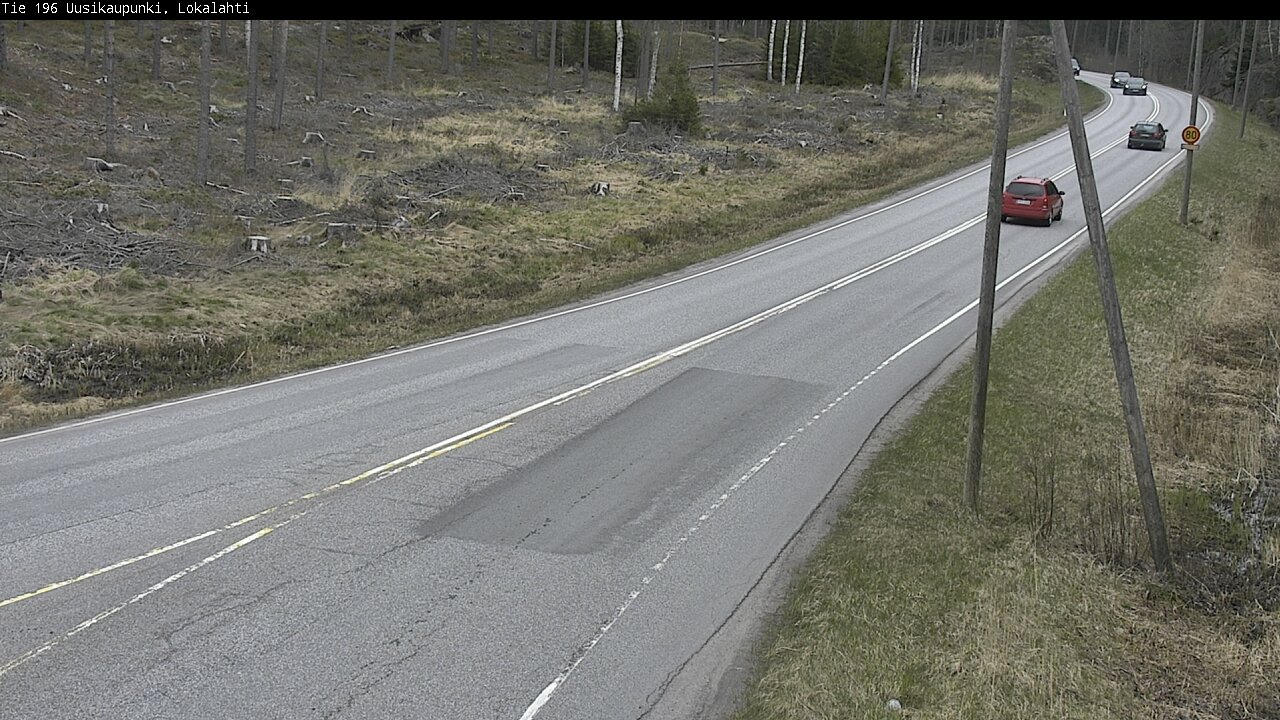 Kelikamerat Kuva Tie 196 Uusikaupunki, Lokalahti, Uusikaupunki, Varsinais-Suomi