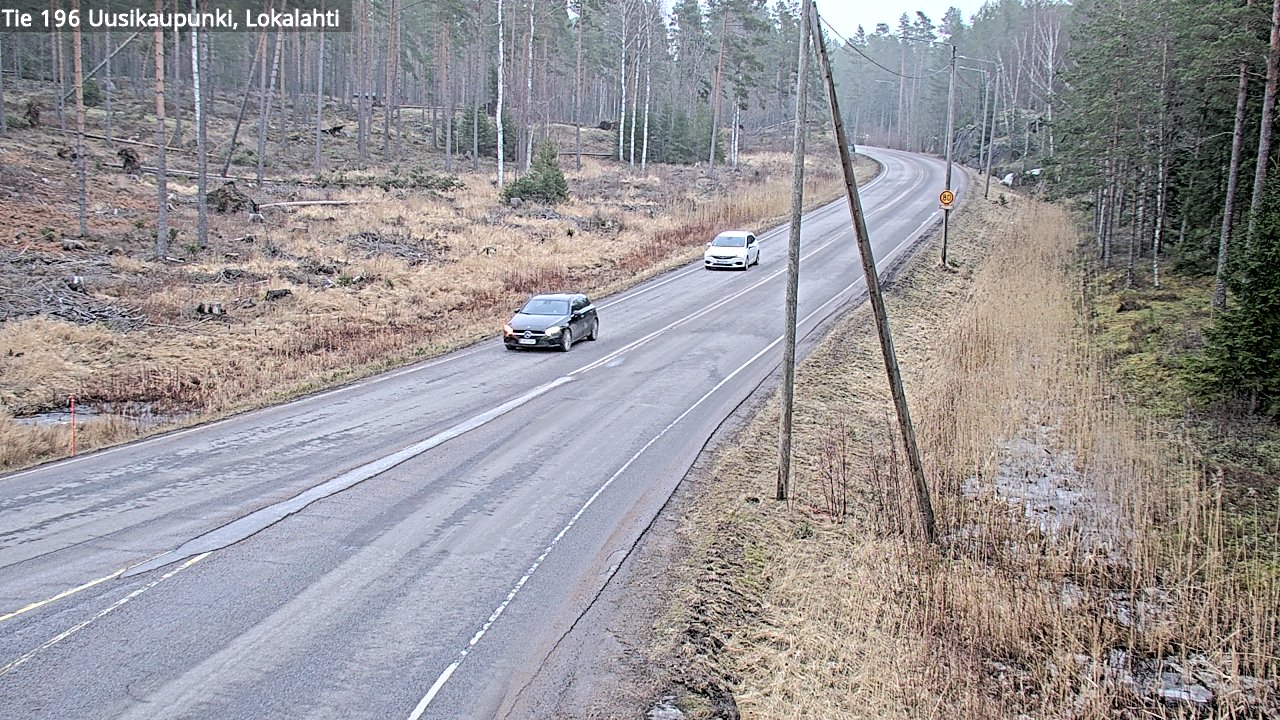 Kelikamerat Kuva Tie 196 Uusikaupunki, Lokalahti, Uusikaupunki, Varsinais-Suomi