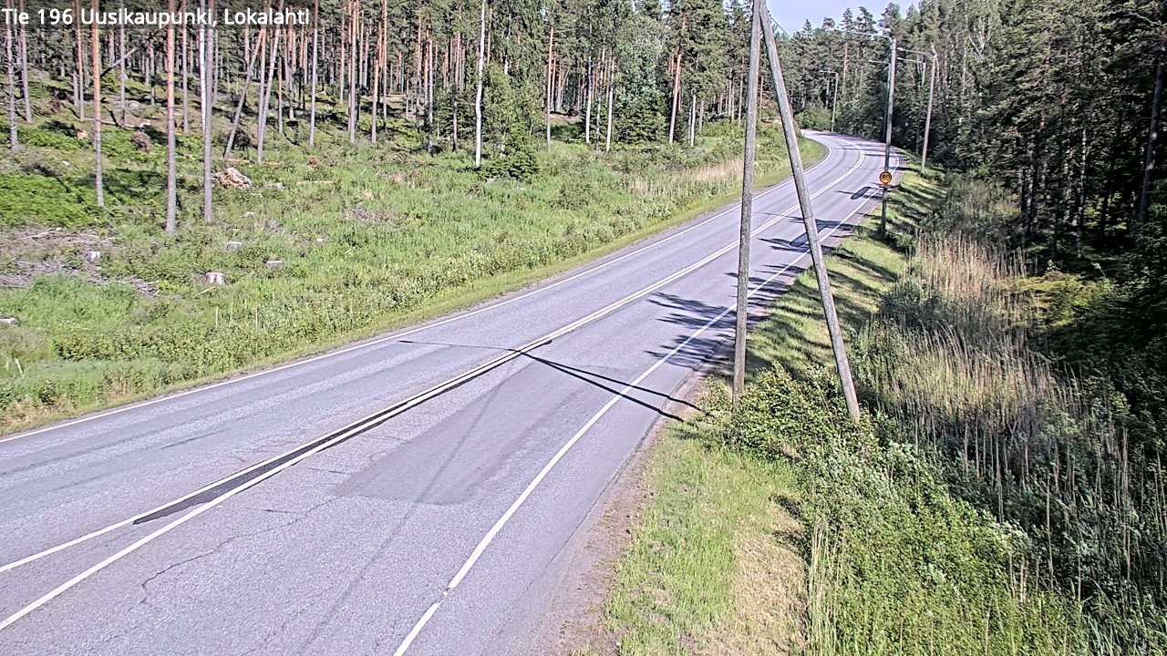 Kelikamerat Kuva Tie 196 Uusikaupunki, Lokalahti, Uusikaupunki, Varsinais-Suomi