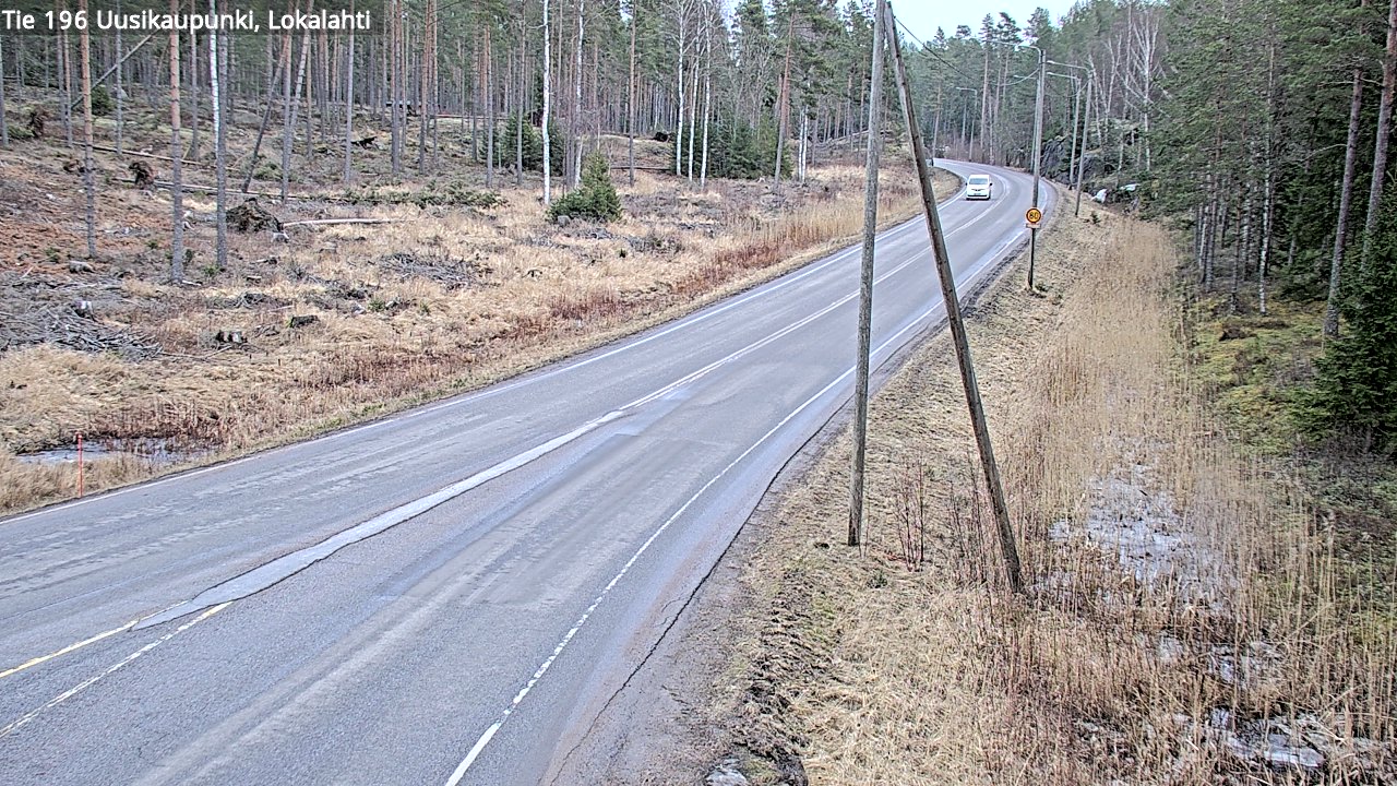 Kelikamerat Kuva Tie 196 Uusikaupunki, Lokalahti, Uusikaupunki, Varsinais-Suomi