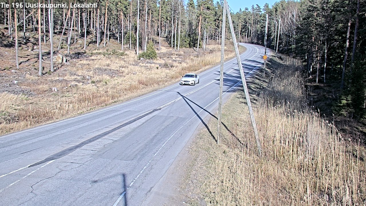 Kelikamerat Kuva Tie 196 Uusikaupunki, Lokalahti, Uusikaupunki, Varsinais-Suomi