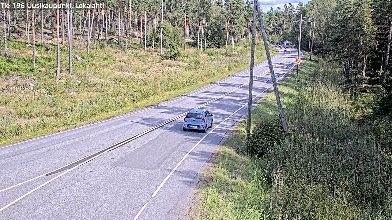 Kelikamerat Kuva Tie 196 Uusikaupunki, Lokalahti, Uusikaupunki, Varsinais-Suomi
