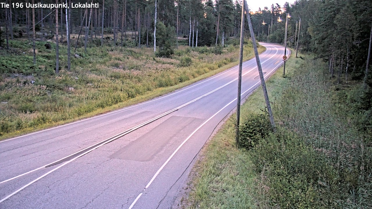 Kelikamerat Kuva Tie 196 Uusikaupunki, Lokalahti, Uusikaupunki, Varsinais-Suomi
