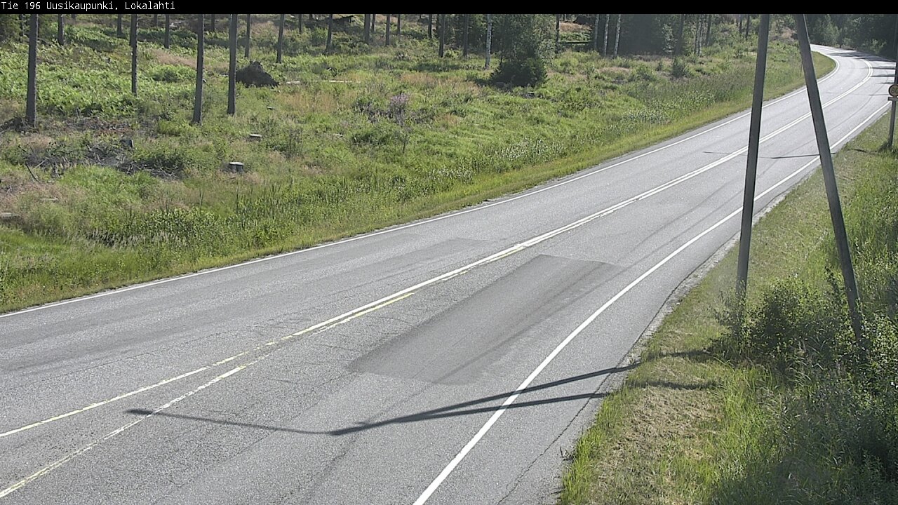 Weather Camera Image Väg 196 Nystad, Lokalax, Uusikaupunki, Varsinais-Suomi