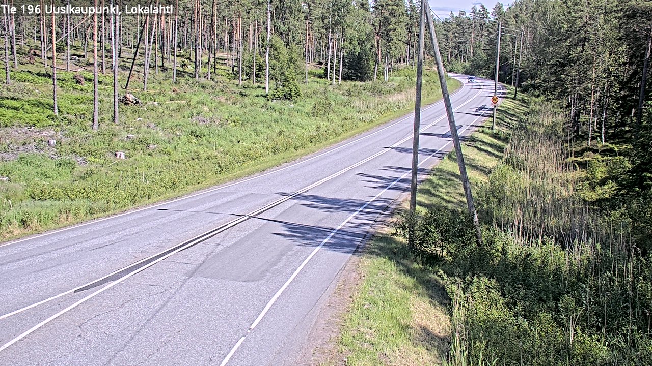 Kelikamerat Kuva Tie 196 Uusikaupunki, Lokalahti, Uusikaupunki, Varsinais-Suomi