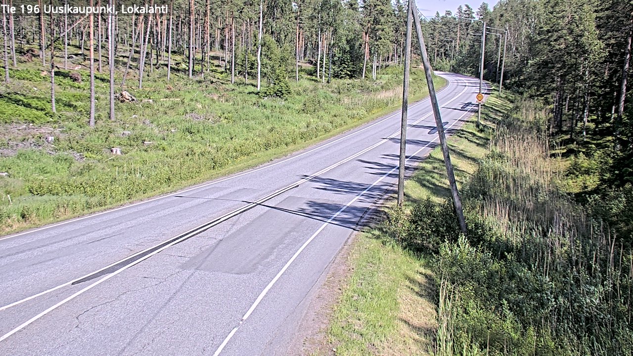 Kelikamerat Kuva Tie 196 Uusikaupunki, Lokalahti, Uusikaupunki, Varsinais-Suomi