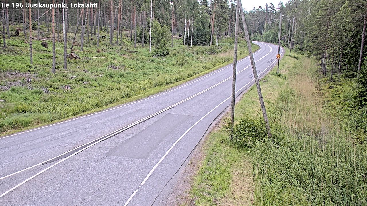 Kelikamerat Kuva Tie 196 Uusikaupunki, Lokalahti, Uusikaupunki, Varsinais-Suomi
