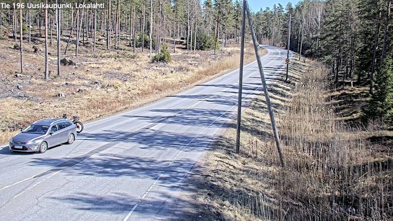 Kelikamerat Kuva Tie 196 Uusikaupunki, Lokalahti, Uusikaupunki, Varsinais-Suomi