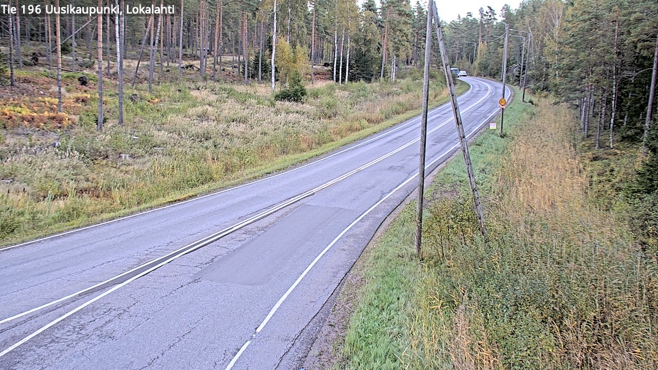 Kelikamerat Kuva Tie 196 Uusikaupunki, Lokalahti, Uusikaupunki, Varsinais-Suomi