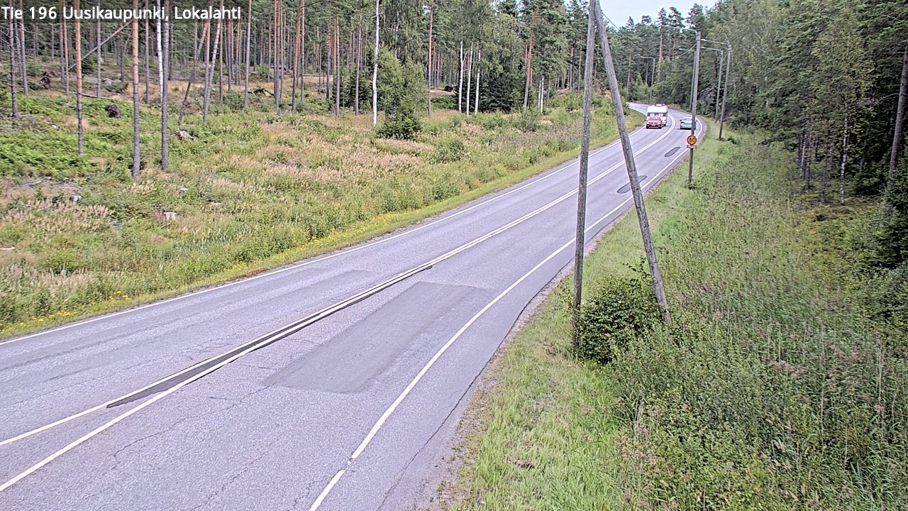 Kelikamerat Kuva Tie 196 Uusikaupunki, Lokalahti, Uusikaupunki, Varsinais-Suomi