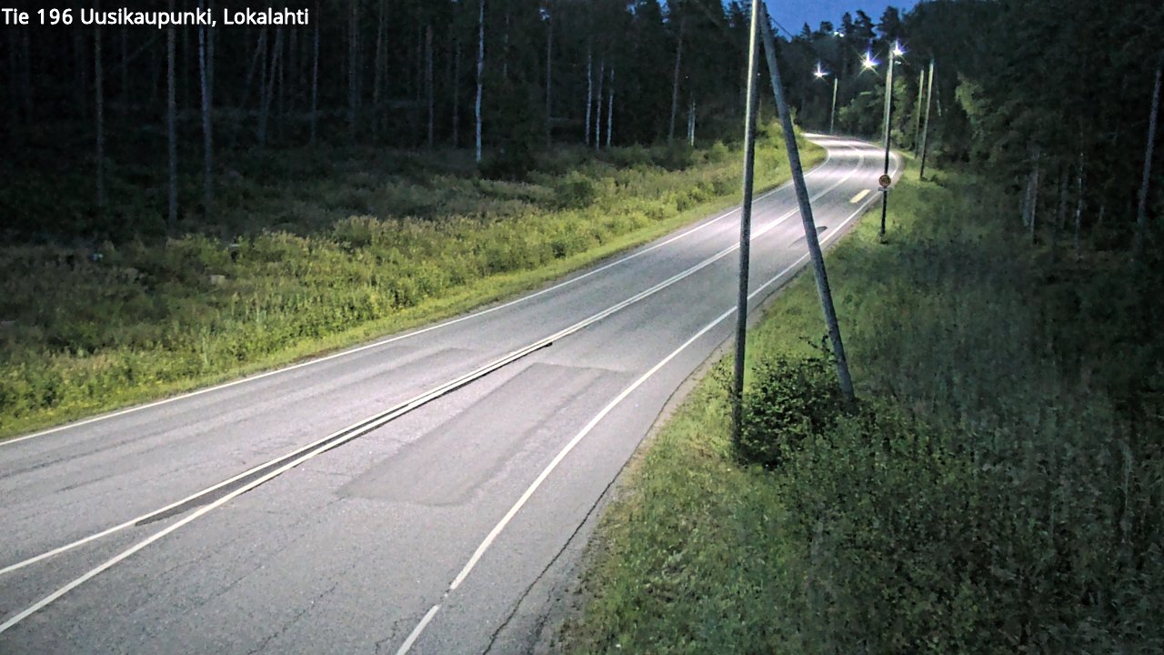 Kelikamerat Kuva Tie 196 Uusikaupunki, Lokalahti, Uusikaupunki, Varsinais-Suomi